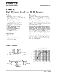 Datasheet FAN5307MPX manufacturer Fairchild
