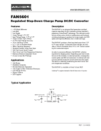 Datasheet FAN5601 manufacturer Fairchild