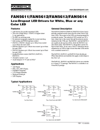 Datasheet FAN5611S7X manufacturer Fairchild