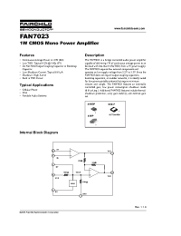 Datasheet FAN7023MUX manufacturer Fairchild