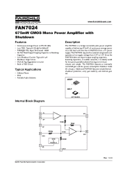 Datasheet FAN7024MU manufacturer Fairchild