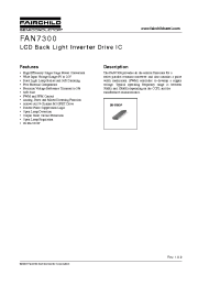 Datasheet FAN7300G manufacturer Fairchild