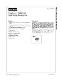 Datasheet FAN7361MX manufacturer Fairchild
