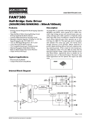 Datasheet FAN7380 manufacturer Fairchild
