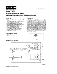 Datasheet FAN7382M manufacturer Fairchild