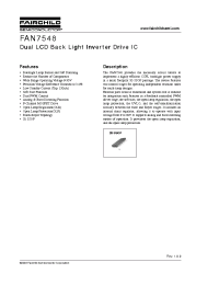 Datasheet FAN7548G manufacturer Fairchild