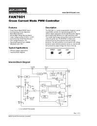 Datasheet FAN7601M manufacturer Fairchild