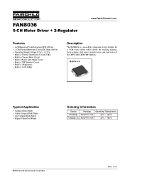 Datasheet FAN8036 manufacturer Fairchild