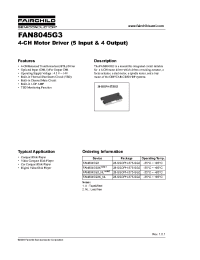 Datasheet FAN8045G3NL manufacturer Fairchild