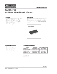 Datasheet FAN8047G3 manufacturer Fairchild
