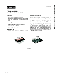 Datasheet FCAS50SN60 manufacturer Fairchild