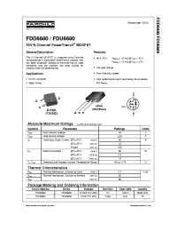 Datasheet FDD6680 manufacturer Fairchild
