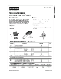 Datasheet FDD6696 manufacturer Fairchild