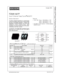 Datasheet FDMA1027P manufacturer Fairchild