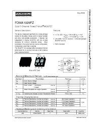 Datasheet FDMA1029PZ manufacturer Fairchild