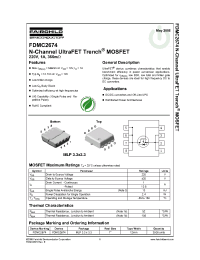 Datasheet FDMC2674 manufacturer Fairchild