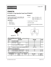 Datasheet FDN327N manufacturer Fairchild