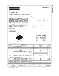 Datasheet FDS6690AS manufacturer Fairchild