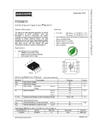 Datasheet FDS8670 manufacturer Fairchild