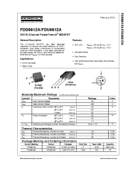 Datasheet FDU6612A manufacturer Fairchild