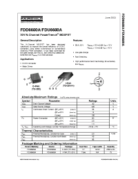 Datasheet FDU6680A manufacturer Fairchild