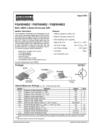 Datasheet FGP30N6S2 manufacturer Fairchild