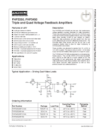 Datasheet FHP3350IMTC14X manufacturer Fairchild