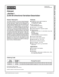 Datasheet FIN24AC manufacturer Fairchild