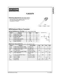 Datasheet FJN3307R manufacturer Fairchild