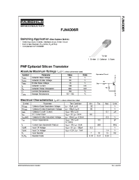Datasheet FJN4306R manufacturer Fairchild