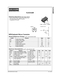 Datasheet FJV3103R manufacturer Fairchild