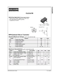 Datasheet FJV3107R manufacturer Fairchild
