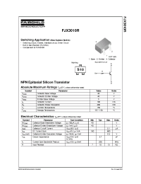 Datasheet FJX3010R manufacturer Fairchild