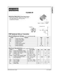 Datasheet FJX4001R manufacturer Fairchild