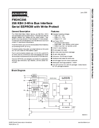 Datasheet FM24C256 manufacturer Fairchild