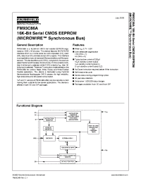 Datasheet FM93C86AE manufacturer Fairchild