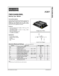 Datasheet FMG1G400US60L manufacturer Fairchild