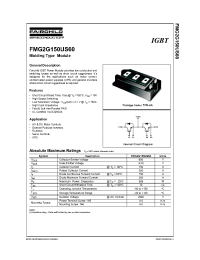 Datasheet FMG2G150US60 manufacturer Fairchild