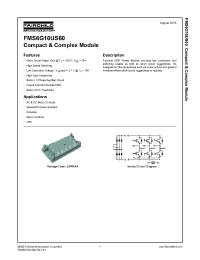 Datasheet FMS6G10US60 manufacturer Fairchild