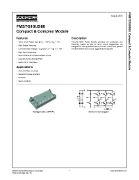 Datasheet FMS7G10US60 manufacturer Fairchild