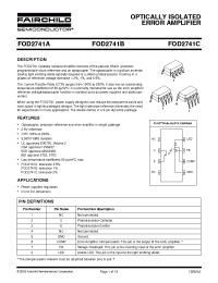 Datasheet FOD2741A manufacturer Fairchild