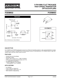 Datasheet FODM452 manufacturer Fairchild