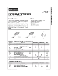 Datasheet FQP18N20V2 manufacturer Fairchild