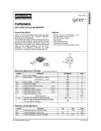 Datasheet FQP60N03L manufacturer Fairchild