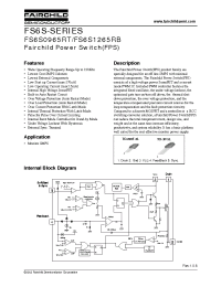 Datasheet FS6S0965RT manufacturer Fairchild