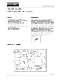 Datasheet FS6S1565RB manufacturer Fairchild