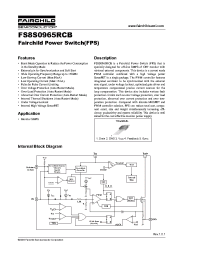 Datasheet FS8S0965RCBTU manufacturer Fairchild