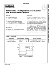 Datasheet FSA201L10X manufacturer Fairchild