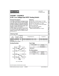 Datasheet FSA2267AL10X manufacturer Fairchild