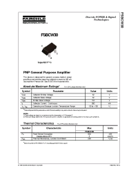 Datasheet FSBCW30 manufacturer Fairchild